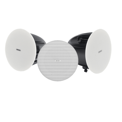 HIKVISION - Kit Altavoz principal y 2 bocinas secundarias | Bluetooth  | Solo alimenta la principal  |  Hik-Connect  | 10 Watts |  Musical Ambiental | Voceo | Calendarización de audios
