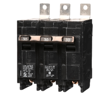 SIEMENS - Interruptor automático atornillable tipo BL 3 polos, 30 amp.