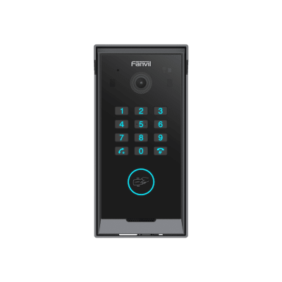 FANVIL - Videoportero Slim IP SIP con Cámara HD, IP IP65, Teclado Numérico y Relé, Apertura por BLE, Tarjeta, Remoto, Protocolo ONVIF, Compatible con App Fanvil Link