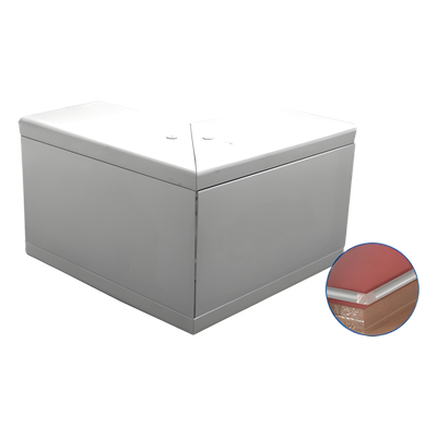 THORSMAN - Esquinero exterior de aluminio / Canaleta INKA151 / Anodizado / -20°C a 120°C / 0.394 kg