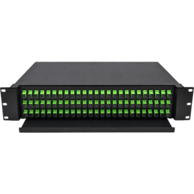 LINKEDPRO BY EPCOM - ODF para Rack 19" / 72 Empalmes / 72 Acopladores SC/APC / 72 Pigtails SC/APC / 3 UR
