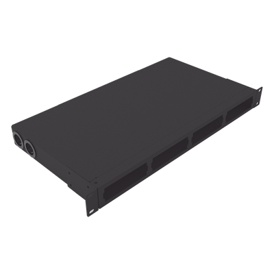 LINKEDPRO BY EPCOM - Distribuidor de Fibra Óptica / 19 Pulgadas / 1UR / 24 Fibras / 4 Placas Acopladoras / 1.58 x 0.14 x 0.84 pies