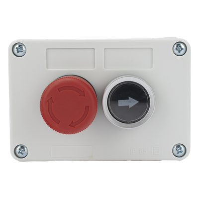 ACCESSPRO - Botonera de Control / Doble Canal / IP40 / Contactos NC/NO / -20 a 50 °C / Barreras y Operadores Vehiculares