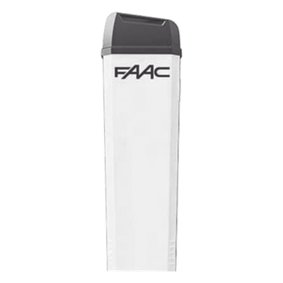FAAC - Barrera Vehicular / Brazo hasta 4.8 m (15.7 ft) / 150 Ciclos por Hora / 115 VAC / Motor 24 VDC con Encoder / IP para Temperatura -20 a 55°C