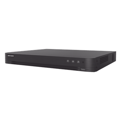 HIKVISION - DVR 32 Canales TurboHD + 2 Canales IP / 2 Megapixel 1080p Lite / AcuSense IA / Audio por Coaxitron / H.265+ / Salida Full HD / 2 Bahías HDD 10TB