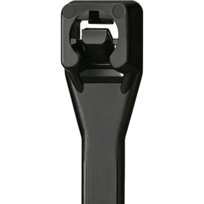 LINKEDPRO - Cinchos de Nylon / PA66 / 2.5 × 100 mm / 100 Piezas / Resistentes a UV / Autobloqueo / Interior y Exterior / UL 94 V-2