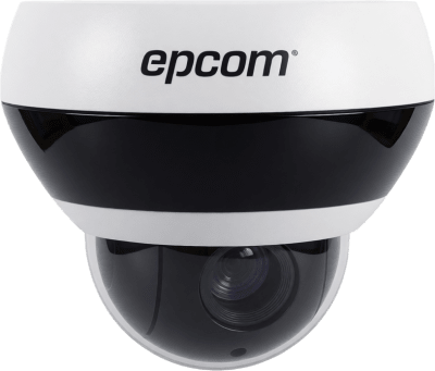 EPCOM PROFESSIONAL - Mini Domo PTZ Anti-vandalico IP66 4X Zoom HD-TVI 2 Megapixeles (1080P)