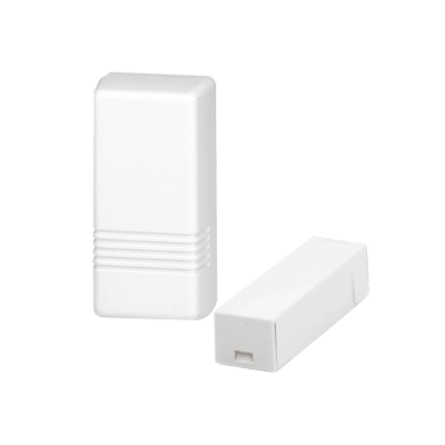 HONEYWELL HOME RESIDEO - Transmisor Inalámbrico para Puerta/Ventana Serie 5800 / Carcasa Blanca / Terminales Cableados Loop 1 / Reed Switches Laterales Loop 2 / Transmisión Supervisora, Sabotaje y Batería Baja / Batería Litio 3V / Progr