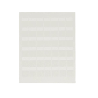 PANDUIT - Hojas con 1000 Etiquetas Auto-Laminadas para Impresora Láser/Inyección de Tinta, para Cables de 4.1 a 6.6 mm (0.16 a 0.26 pulgadas) de Diámetro, Color Blanco