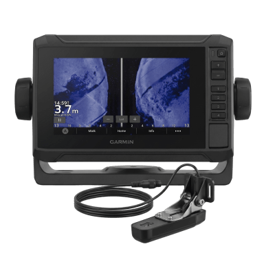 GARMIN - ECHOMAP UHD2 62sv con Mapa Base Precargado /  Sonda SIDEVÜ, CLEARVÜ Y CHIRP Tradicional / Puerto de Conexión a NMEA 2000 / Incluye Transductor GT54UHD-TM,