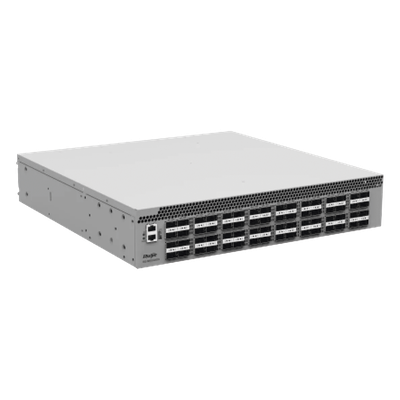 RUIJIE - Switch Data Center / 64 Puertos QSFP28 100GE / 12.8 Tbps / Lossless Ethernet / VXLAN / M-LAG / 2 RU