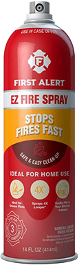 FIRST ALERT - EXTINTOR PORTATIL / SPRAY 100 ML / AGENTE EXTINTOR DIPOTASICO / USO MULTIPLE / GASES BAJO PRESION
