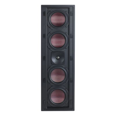 TRUAUDIO - Bocina de pared / 4 woofers fibra de carbono 6.5'' / Tweeter titanio 1'' / 250W / 91dB / 36Hz-20kHz
