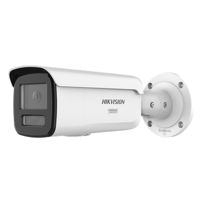 HIKVISION - Bala IP 8 Megapixel / Lente 4 mm / 60 mts (197 pies) IR + Luz Blanca / Exterior IP67 / WDR 130 dB / ACUSENSE 3.0 / Metal / NEMA 4X / ACUSEEK