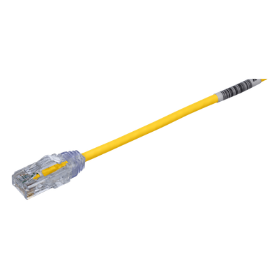 PANDUIT - Cable de Parcheo UTP Cat6 / 28AWG Diámetro Reducido / 7.62 m (25 ft) / 250 MHz / Doble Clasificación CM/LSZH / PoE IEEE 802.3bt