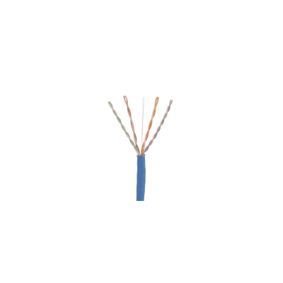 PANDUIT - Bobina de Cable UTP 305 Metros (1000 Pies) de Cobre, TX6000? PanNet, Azul, Categoría 6 (24 AWG), CMP (Plenum), de 4 Pares