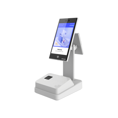 HIKVISION - Terminal de Pago con Pantalla Touch y Camara Dual para Reconocimiento Facial / Solo para proyectos de desarrollo con plataforma Hikvision