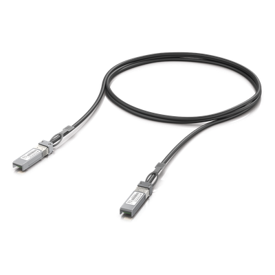 UBIQUITI - Cable DAC SFP+ / 10/1 Gbps / Twinax Cobre Pasivo / 1 m (3.3 ft) / Conectores Integrados