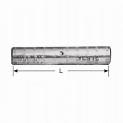HUBBELL BURNDY - Empalme de Aluminio a Compresión para Media Tensión / Para Conductores de Aluminio o ACSR  336.4 (18-1) / Prellenado con Penetrox / Aplicaciones de Distribución Aérea