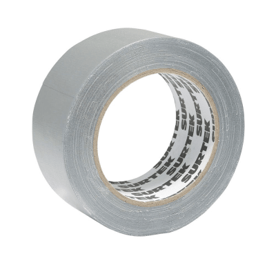 SURTEK - Cinta Gris para Ductos de 48 mm x 50 metros.