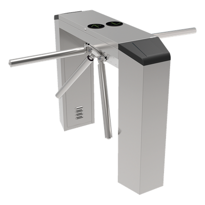 ACCESSPRO - Torniquete Industrial / Acero Inoxidable / Bidireccional / 1200x280x980mm / 550mm Ancho Pasaje / 5,000,000 Ciclos / 3.9x0.9x3.2 pies
