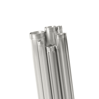 RAWELT - Tubo conduit rígido de aluminio 50.8 x 3050 mm ( 2" x 10').