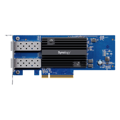 SYNOLOGY - Adaptador de Red / Dual Puerto SFP+ / 10 GbE / PCIe 3.0 x8 / Link Aggregation / Jumbo Frame 9 KB