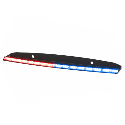 ECCO - Visera Interior Trasera Tricolor Rojo/Azul/Ambar , 144 Led, Con Bracket Ford Police Interceptor 2020 +, Necesario CZMATSIBSYS