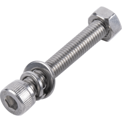 EPCOM POWERLINE - Tornillo de Acero Inoxidable / M8 x 60 mm / Montaje de Módulos Fotovoltaicos / Resistente a la Corrosión / Uso en Exteriores