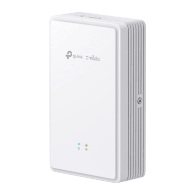 TP-LINK - Punto de Acceso GPON Omada / WiFi 6 AX1800 / 1 puerto GPON / 1 Puerto FXS / 2 Puertos 10/100/1000 RJ45 / Mesh Omada / Configuración por Controlador o Stand-Alone / Para Montaje en Pared