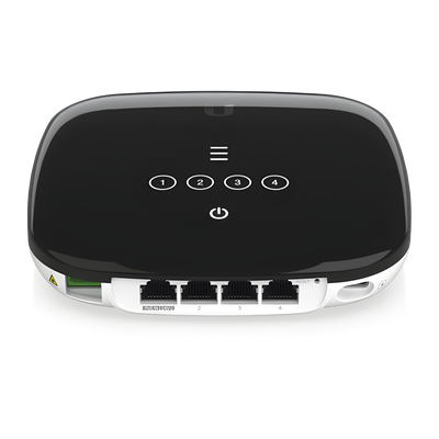 UBIQUITI - UFiber WiFi 6 GPON CPE con WiFi 802.11ax + 4 puertos GbE LAN y 1 puerto GPON WAN