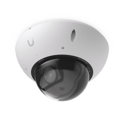 UBIQUITI - UniFi Protect G6 Pro Dome – Cámara 4K PoE+ Antivandálica y Todo Clima con Motor de IA Multi-TOPS, Zoom Óptico 2.36× y Sensor CMOS 1/1.2 y Visión Noctura IR de Largo Alcance