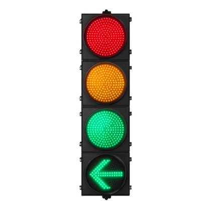 ACCESSPRO - SEMAFORO DE SEÑALIZACION  Rojo, Amarillo, Verde y Flecha