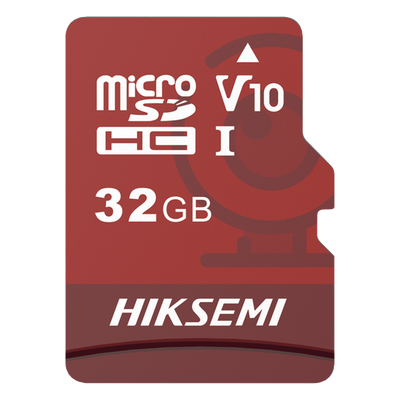 HIKSEMI BY HIKVISION - Memoria MicroSD / 32 GB / Lectura 95 MB/s / Escritura 25 MB/s / Clase 10 U3 / Grabación 4K / TLC NAND / Videovigilancia 24/7