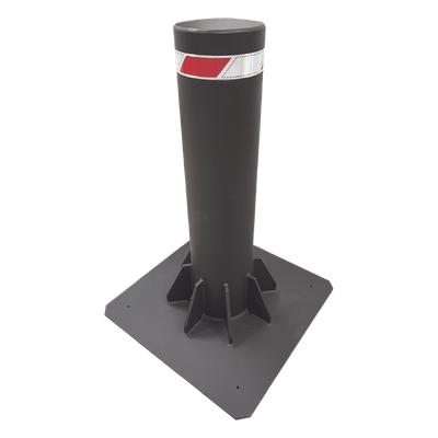 ACCESSPRO - Bolardo Fijo de Alta Seguridad / 220 mm Diámetro / 750 mm Altura / 12 mm Espesor Pared / Acero al Carbón / 2.46 ft Altura / 0.72 ft Diámetro