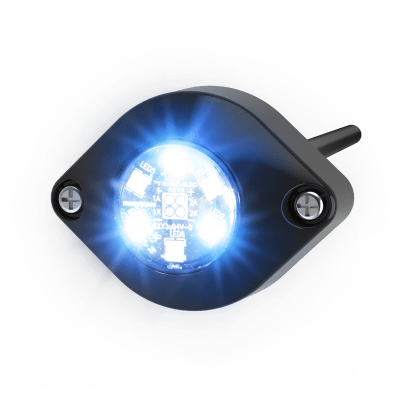ECCO - Estrobo Oculto de 6 LED color Azul / Claro Serie ED9015
