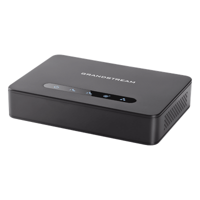 GRANDSTREAM - Adaptador para teléfono analógico (ATA) de 2 puertos FXS, Router integrado, Puertos Gigabit, diseñado para conectar sus dispositivos analógicos a una red VoIP