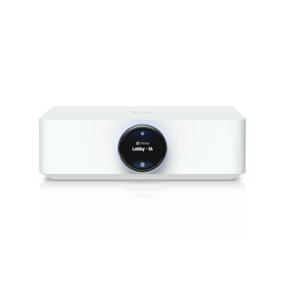 UBIQUITI - Amplificador UniFi de Audio Premium para Streaming Multi-Zona de Alta Fidelidad y Experiencias de Sonido Espacial Inmersivo