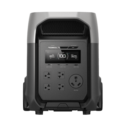 ECOFLOW - Estación de Energía Portátil EcoFlow DELTA 3 ULTRA, 3072Wh, Batería LiFePO4, Salida 3600W (Surge 7200W)