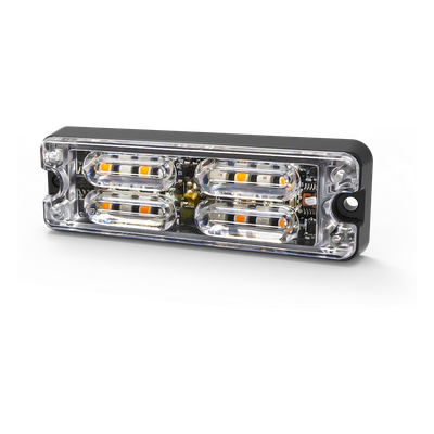 ECCO - Luz auxiliar LED / 16 LEDs azul/blanco / Montaje superficie / IP67 / 12-24V / 0.5 pulg / 36 patrones