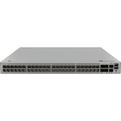 HUAWEI - Switch eKit Core Empresarial Capa 3 / 48 Puertos Gigabit + 4 SFP+ / iStack con 2 Puertos Dedicados / Fuente Redundante 1+1 / Libre de Licenciamiento