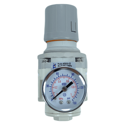 TITAN-AUTOMATION - Regulador de Presión Neumática / Puerto G3/8´´ / Presión Máxima Entrada 150 psi / Presión Máxima Salida 150 psi / Caudal Máximo 2310 l/min