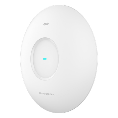 GRANDSTREAM - Punto de Acceso Wi-Fi 7 / Triple Banda BE11000 / Throughput 11 Gbps / 384 Clientes Simultáneos / 2 Puertos 5G Ethernet PoE+ / Cobertura 175 m (574.1 ft) / BLE 5.3