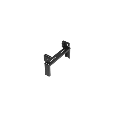 PANDUIT - Rack de Distribución Aéreo de 2 Postes PanZone®, Rieles Roscados #12-24, de 4 UR, Color Negro