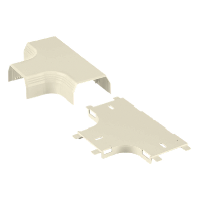 PANDUIT - Accesorio en T para Canaleta / PVC Rígido / UL94V-0 / 0 a 50°C / Bajo Voltaje / Blanco