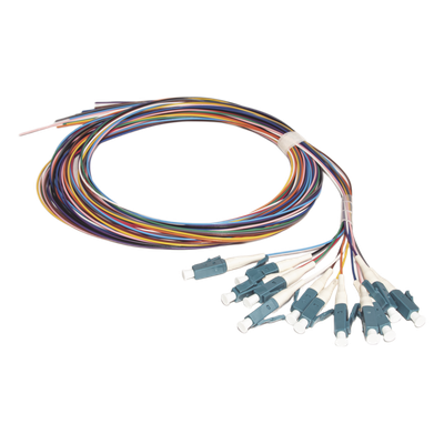 LINKEDPRO BY EPCOM - Kit de Pigtails / Monomodo G.657A2 / LC/UPC / 2 m (6.56 ft) / 0.9 mm / 12 Unidades