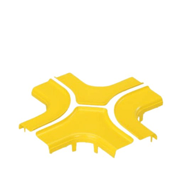 PANDUIT - Tapa Opcional para Accesorio en de 4 Vías FRFWC4X4LYL, Color Amarillo