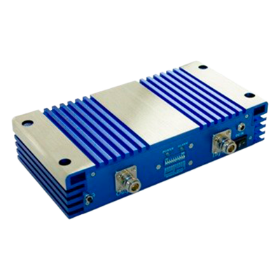 EPCOM - Amplificador Bidireccional para Celular en 1900 MHz, para Interior, 1850-1990 Mhz, Ganancia 70 dBi, con Conectores N Hembra. Incluye Adaptador 110-220 Vca /9 Vcc, Voltaje 9 Vcc, 2A. No incluye Antenas