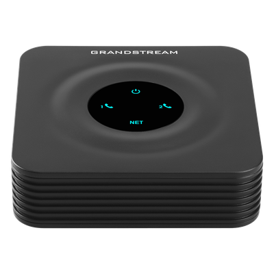 GRANDSTREAM - Adaptador de Teléfonos Analógicos ATA / 2 Puertos FXS / 2 Perfiles SIP / Ethernet 10/100 Mbps / Cifrado TLS y SRTP / Conferencia 3 Vías