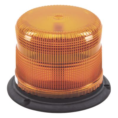 ECCO - Burbuja LED Clase II / 3 LEDs de 5 W / 11 Patrones de Destello / Policarbonato Ámbar / Montaje Permanente / 12-48 VCC / -30 a 50 °C